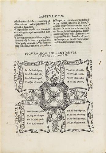 (MEXICAN IMPRINT--1554.) Veracruz, Alonso de la. Recognitio summularum * Dialectica resolutio cum textu Aristotelis.